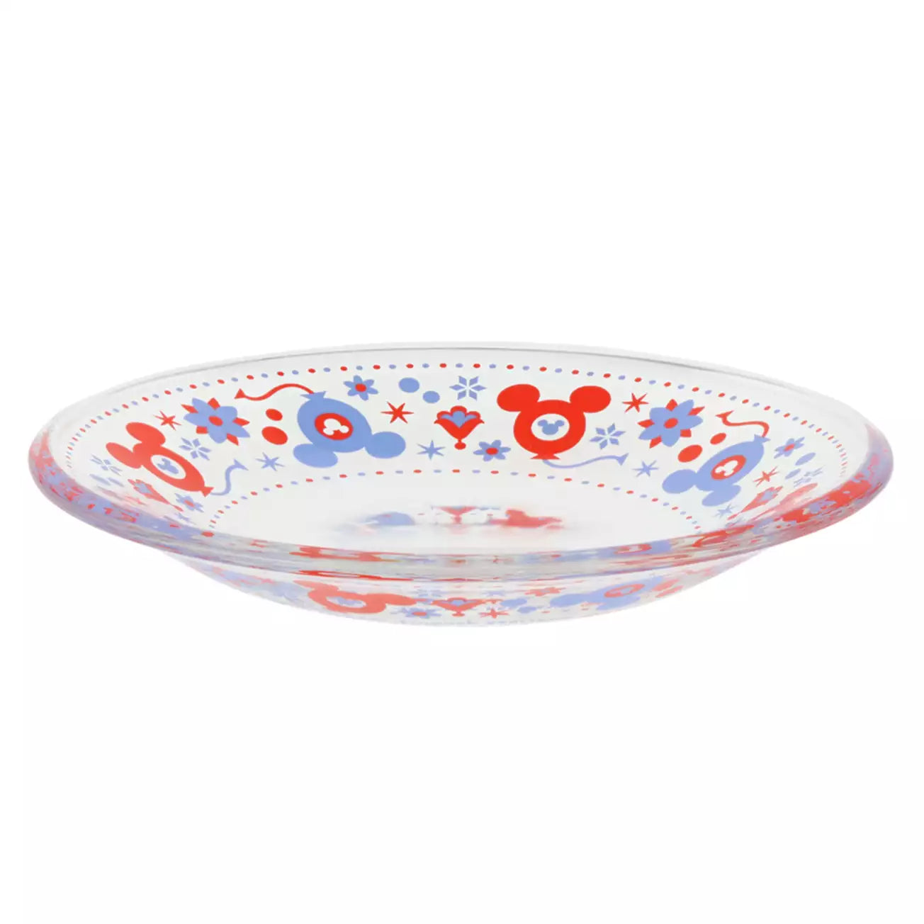 MAY 28 PREORDER - Tokyo Disney Resort - Mickey Mouse Balloons - Clear Glass Plate