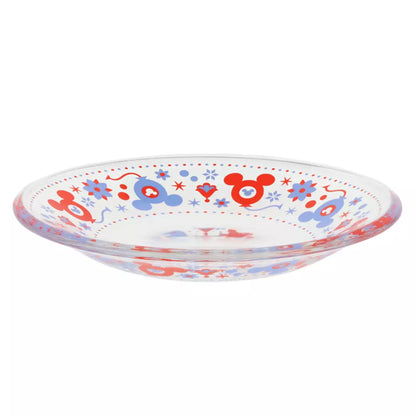 MAY 28 PREORDER - Tokyo Disney Resort - Mickey Mouse Balloons - Clear Glass Plate