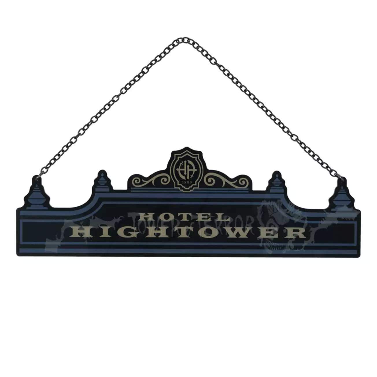 Tokyo Disney Resort - Tower of Terror / High Tower Hotel - Glow in the Dark Sign Plate