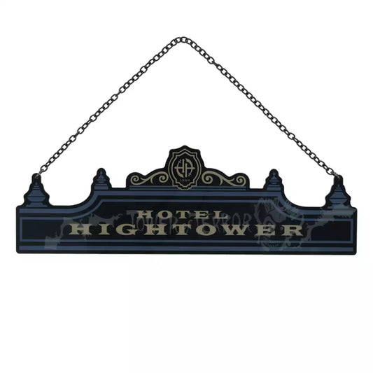 Tokyo Disney Resort - Tower of Terror / High Tower Hotel - Glow in the Dark Sign Plate