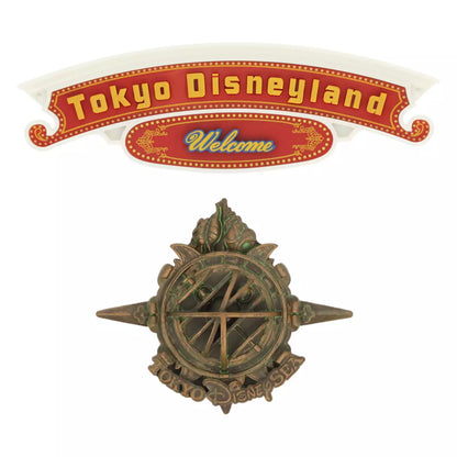 MAY 28 PREORDER - Tokyo Disney Resort - Disneysea & Disneyland Logo Magnet Set