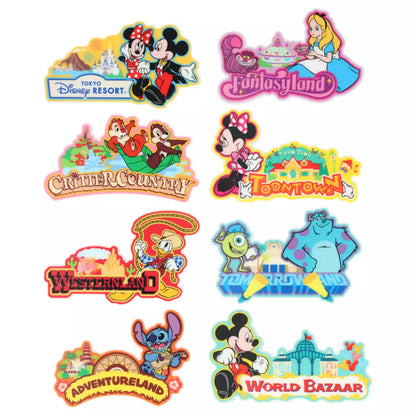 Tokyo Disney Resort - Tokyo Disneyland Lands - Magnet Blind Box (Full Set)