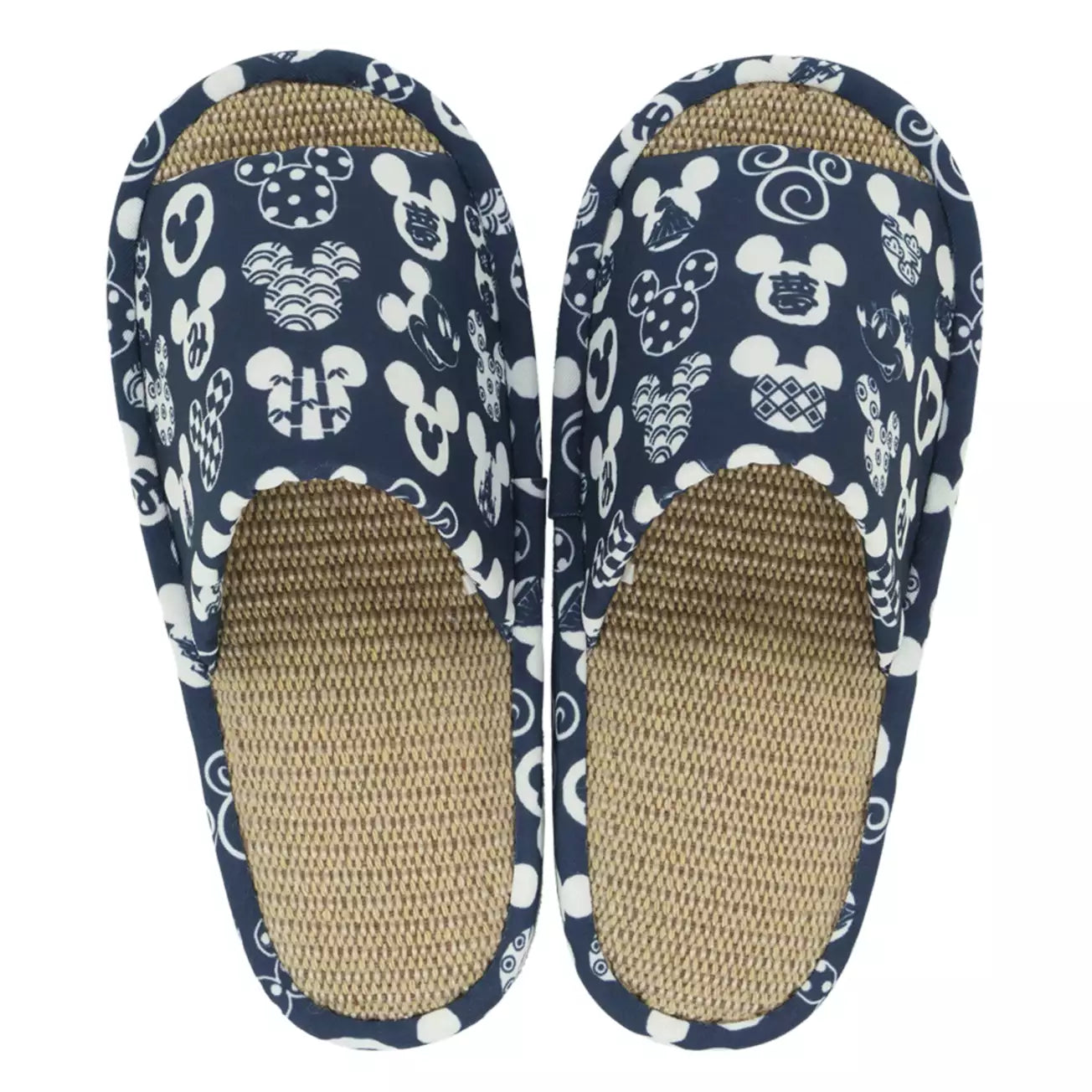 Tokyo Disney Resort - Mickey & Minnie Mouse - Japanese Style Slippers 24-26cm