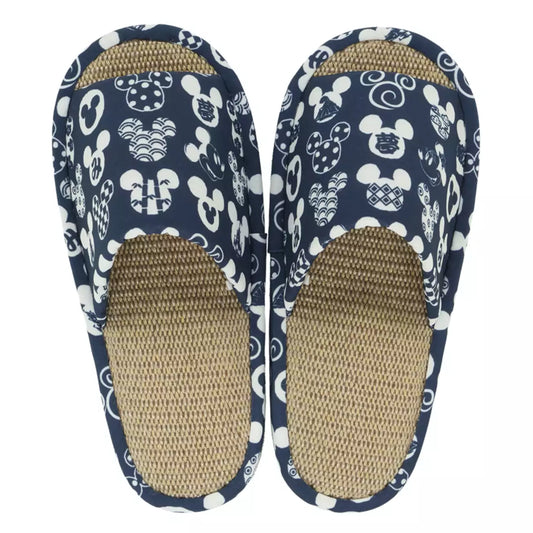 MAY 28 PREORDER - Tokyo Disney Resort - Mickey & Minnie Mouse - Japanese Style Slippers 24-26cm