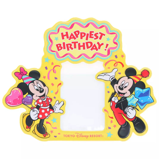 OCT 29 RELEASE - Tokyo Disney Resort - Mickey Mouse & Friends - Birthday Magnet / Frame