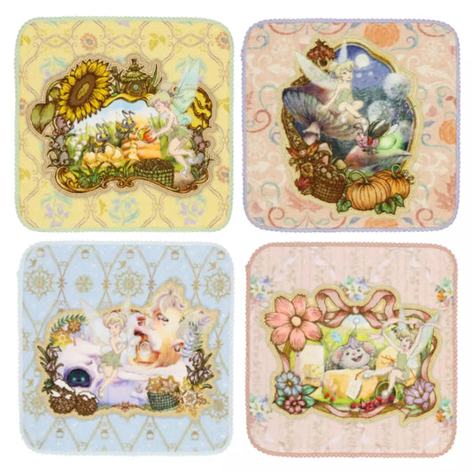 DISNEYSEA LIMITED - Fantasy Springs - Tinker Bell - 4 Set Mini Towel