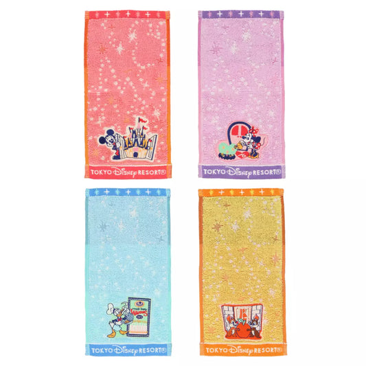 Tokyo Disney Resort - Mickey Mouse and Friends - 4 Half-size Mini Towels