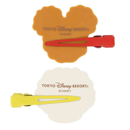 Tokyo Disney Resort - Mickey Hamburger / Bao Bun - 2 Hair Clips