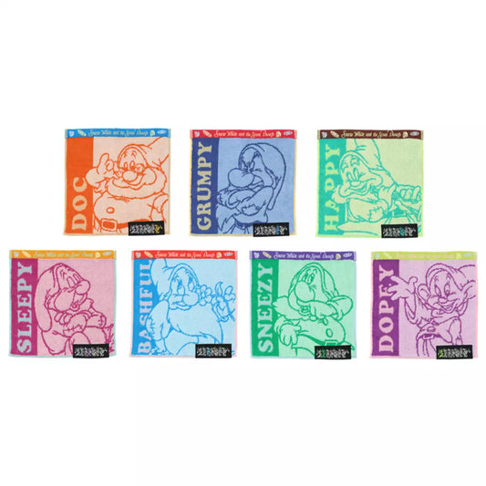 Tokyo Disney Resort - Snow White - Seven Dwarfs - 7 Mini Towels