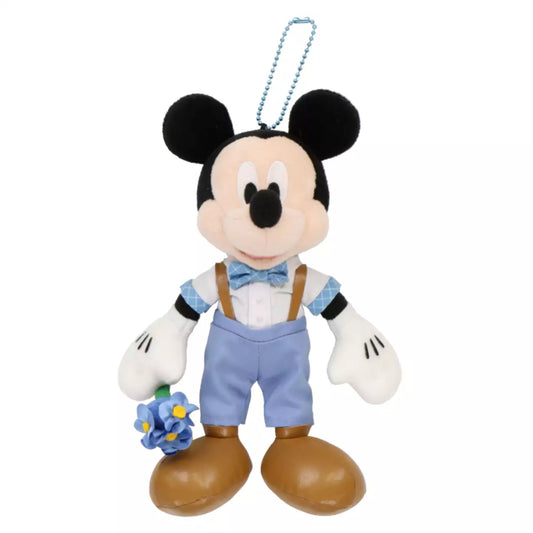 Tokyo Disney Resort - Mickey - Disney Blue Ever After -  Plush Keychain / Badge