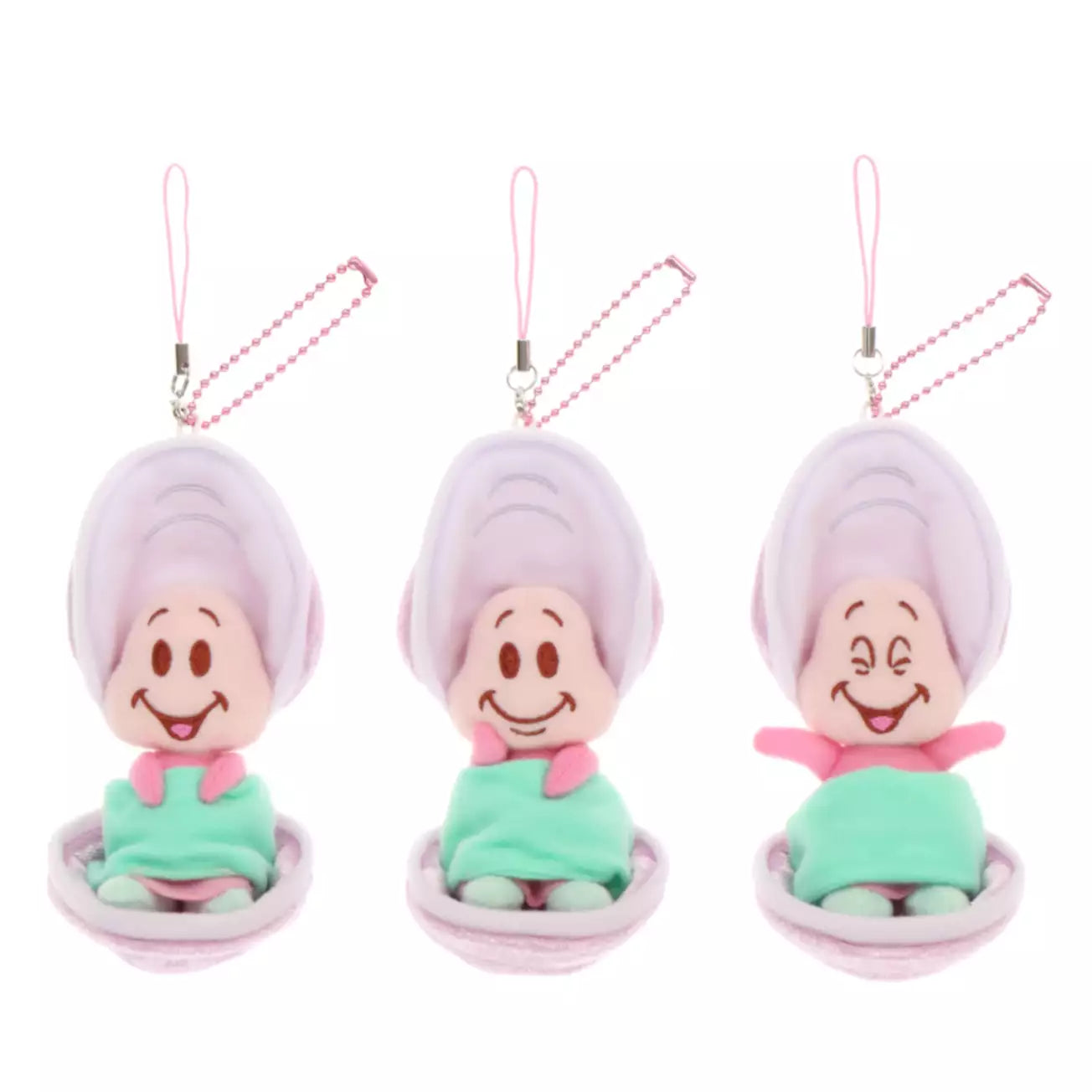 Tokyo Disney Resort - Young Oyster - 3 Set Plush Keychain