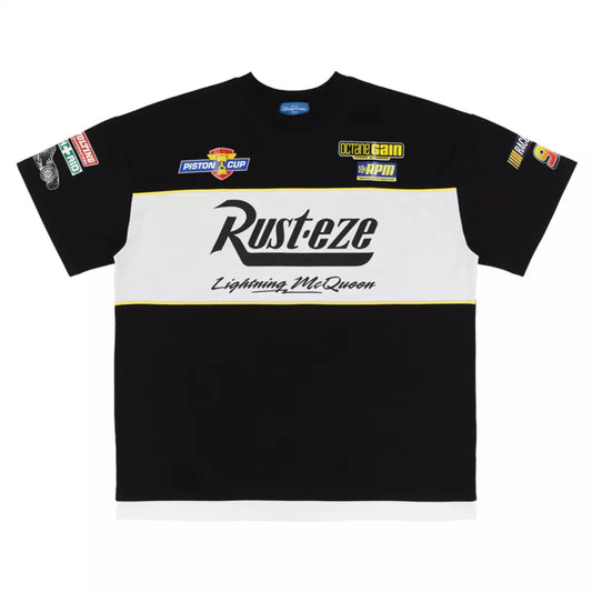 Tokyo Disney Resort - Cars - Lightening McQueen - Oversized T-shirt - One Size (black)
