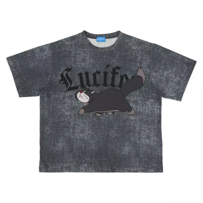 Tokyo Disney Resort - Cinderella - Lucifer - Oversized T-Shirt