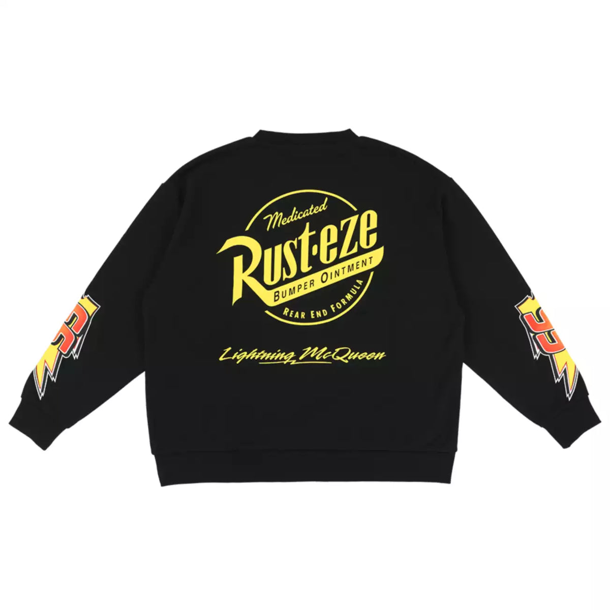 OCT 22 PREORDER - Tokyo Disney Resort - Cars - Lightning McQueen - Oversized Unisex Sweatshirt (Black)