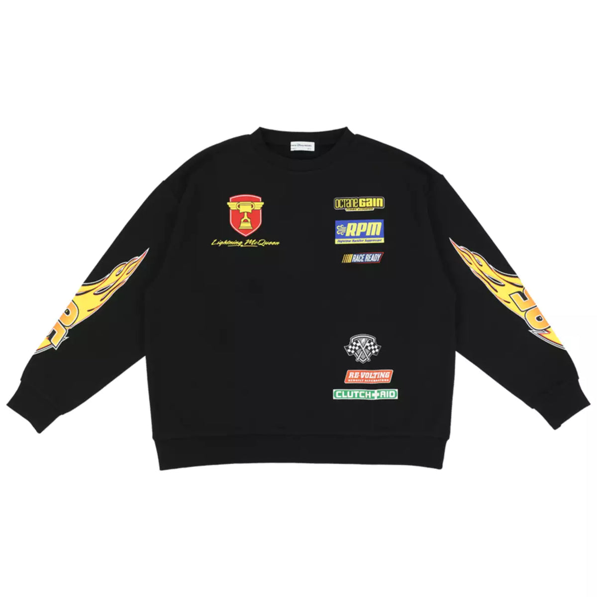 OCT 22 PREORDER - Tokyo Disney Resort - Cars - Lightning McQueen - Oversized Unisex Sweatshirt (Black)