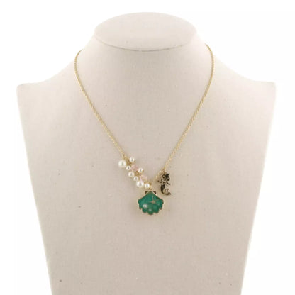 Tokyo Disney Resort - The Little Mermaid - Ariel Pearl & Shell Necklace