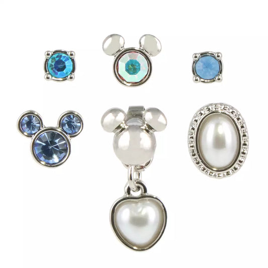Tokyo Disney Resort - Mickey Mouse - 6 Earrings (Blue)