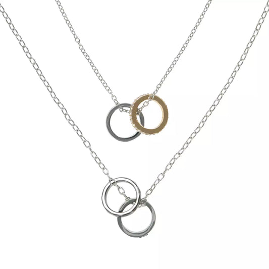 Tokyo Disney Resort - Mickey & Minnie Mouse - Ring Necklace (Pair Set)