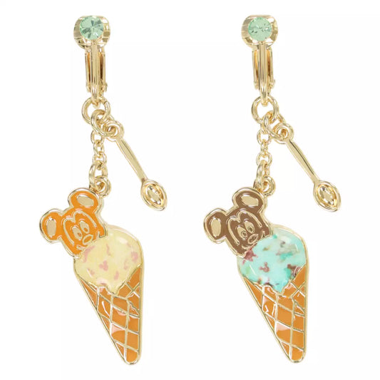 Tokyo Disney Resort - Ice Cream Cones - Mickey Mouse - Earrings