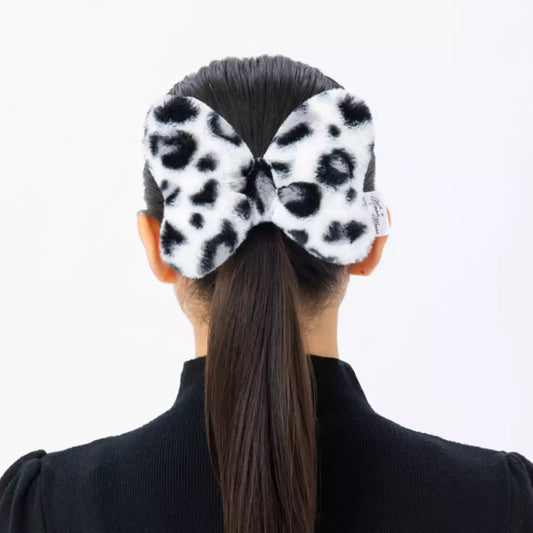 SEPT 24 PREORDER - Tokyo Disney Resort - Minnie Mouse - White Leopard Hair Tie