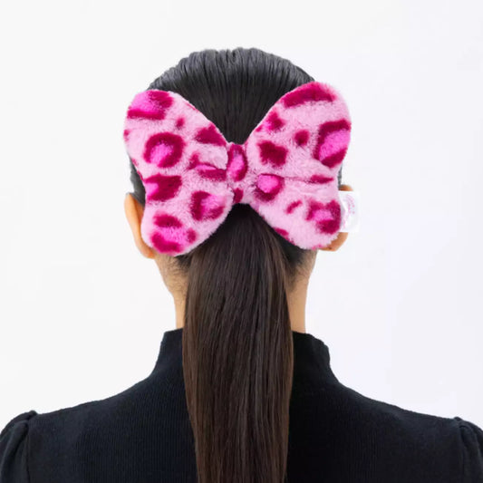 SEPT 24 PREORDER - Tokyo Disney Resort - Minnie Mouse - Pink Leopard Hair Tie