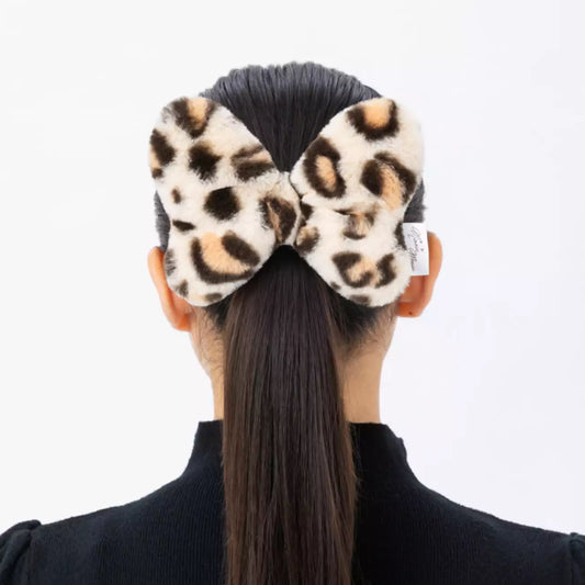 SEPT 24 PREORDER - Tokyo Disney Resort - Minnie Mouse - Brown Leopard Hair Tie