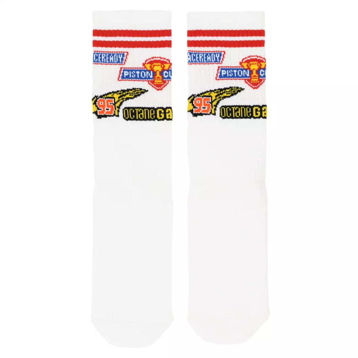 OCT 22 PREORDER - Tokyo Disney Resort - Cars - Lightning McQueen - White Socks 22-25cm