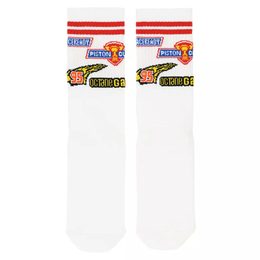 OCT 22 PREORDER - Tokyo Disney Resort - Cars - Lightning McQueen - White Socks 22-25cm