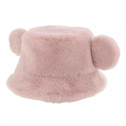 Tokyo Disney Resort  - Mickey Ears - Fur Hat - Adult Size - Pink