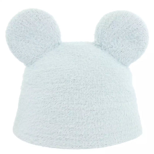 Tokyo Disney Resort - Blue Ears Fluffy Hat - Adult Size - Rhinestone