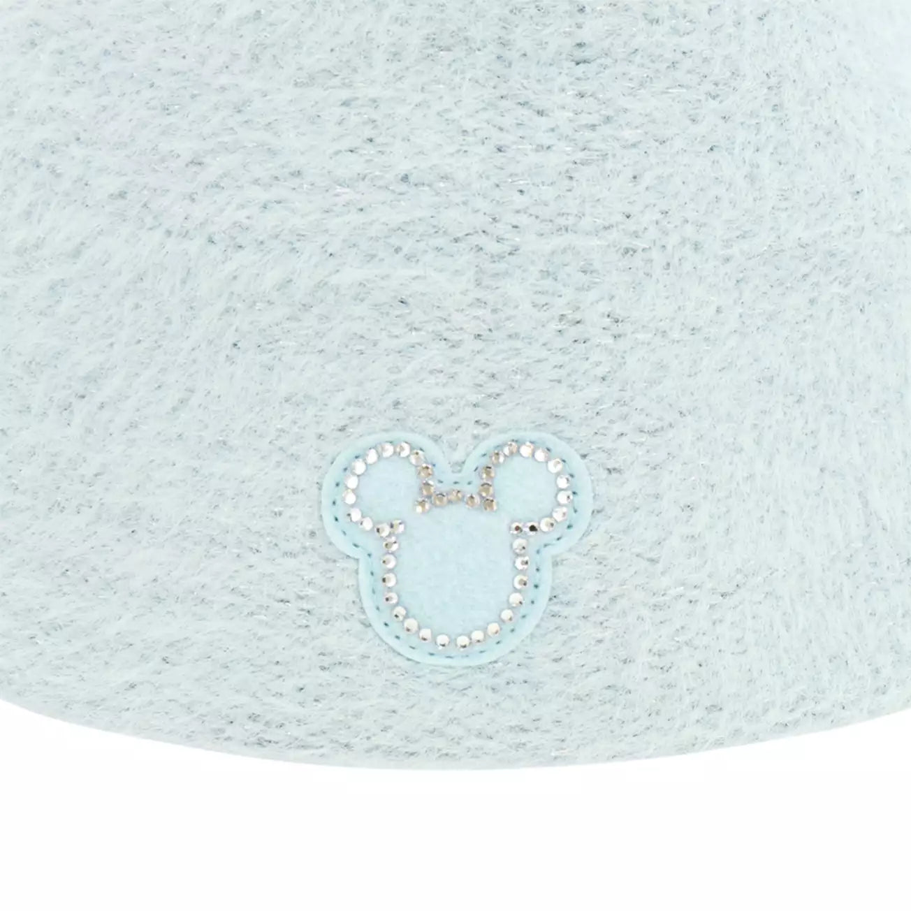 Tokyo Disney Resort - Blue Ears Fluffy Hat - Adult Size - Rhinestone