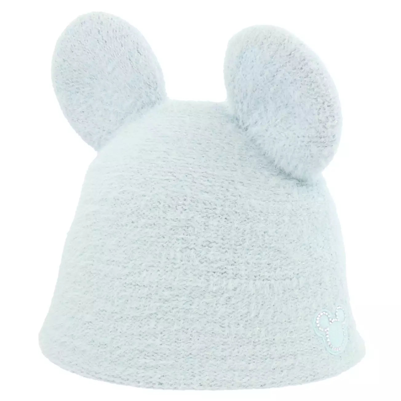 Tokyo Disney Resort - Blue Ears Fluffy Hat - Adult Size - Rhinestone