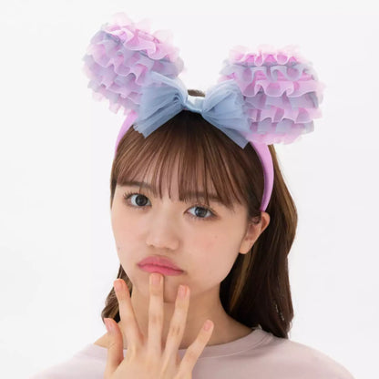 Tokyo Disney Resort - Tulle Minnie Ears - Blue x Purple