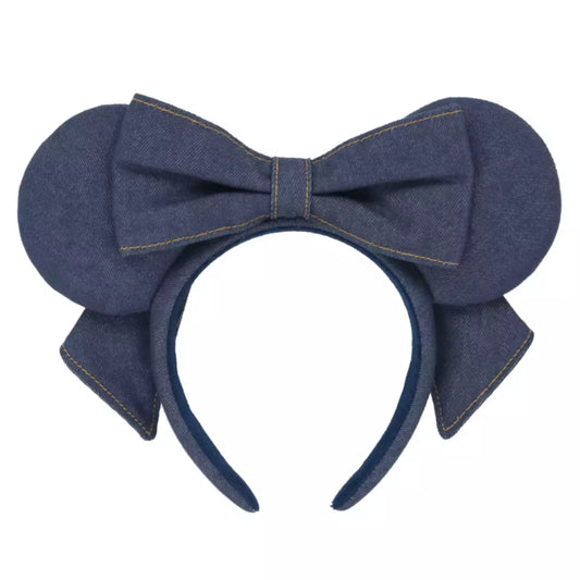 Tokyo Disney Resort - Dark Denim Ribbon - Minnie Ears