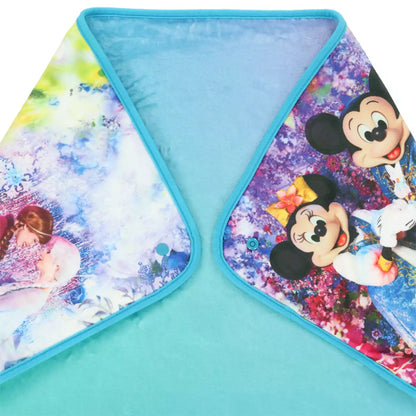 Tokyo Disney Resort - Imagining the Magic - Mickey & Minnie Mouse / Peter Pan / Frozen / Rapunzel - Photo Blanket