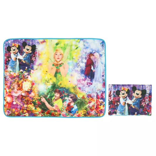 Tokyo Disney Resort - Imagining the Magic - Mickey & Minnie Mouse / Peter Pan / Frozen / Rapunzel - Photo Blanket