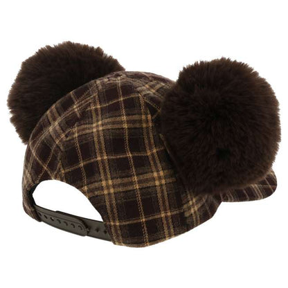 OCT 22 PREORDER - Tokyo Disney Resort - Mickey Mouse - Plaid Pompom Cap