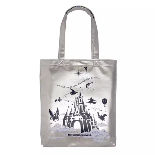 Tokyo Disney Resort - Disneyland - Cinderellas Castle - Silver Tote Bag