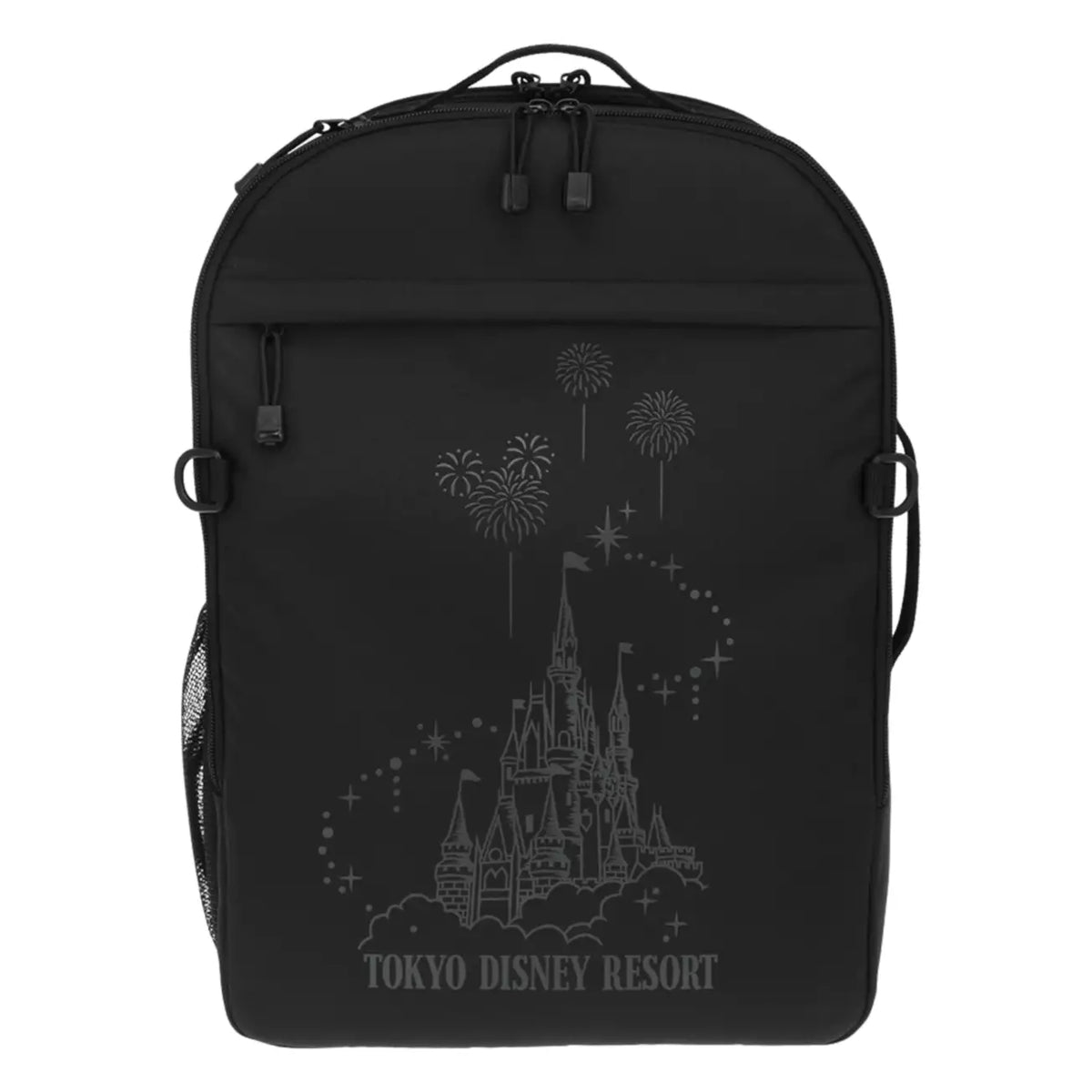 Tokyo Disney Resort - Cinderella Castle - Black Backpack