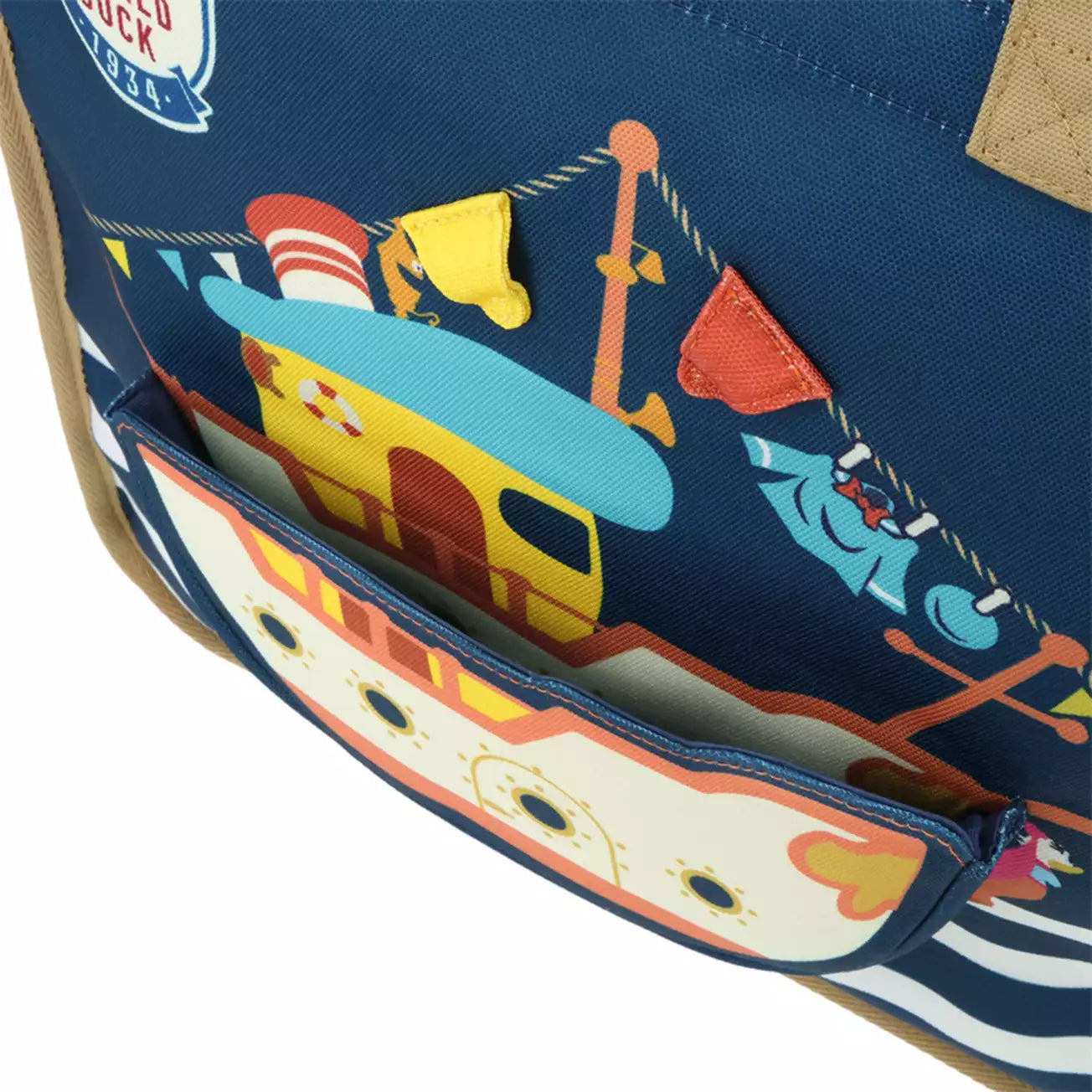 Tokyo Disney Resort - Donald Duck - Boat Tote Bag (With Pocket for Plush Badge)