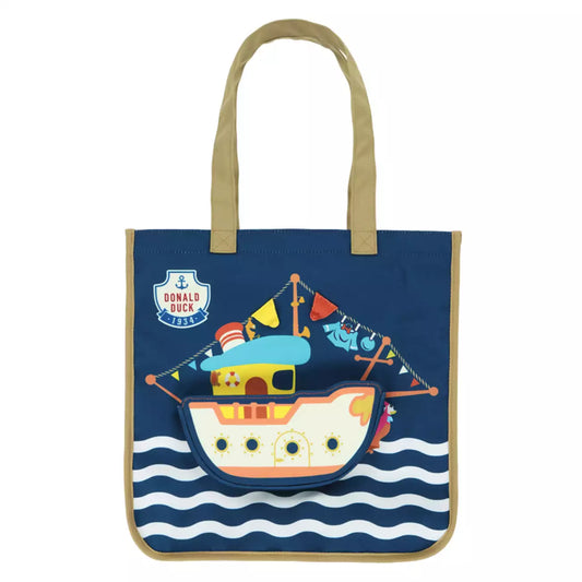 Tokyo Disney Resort - Donald Duck - Boat Tote Bag (With Pocket for Plush Badge)