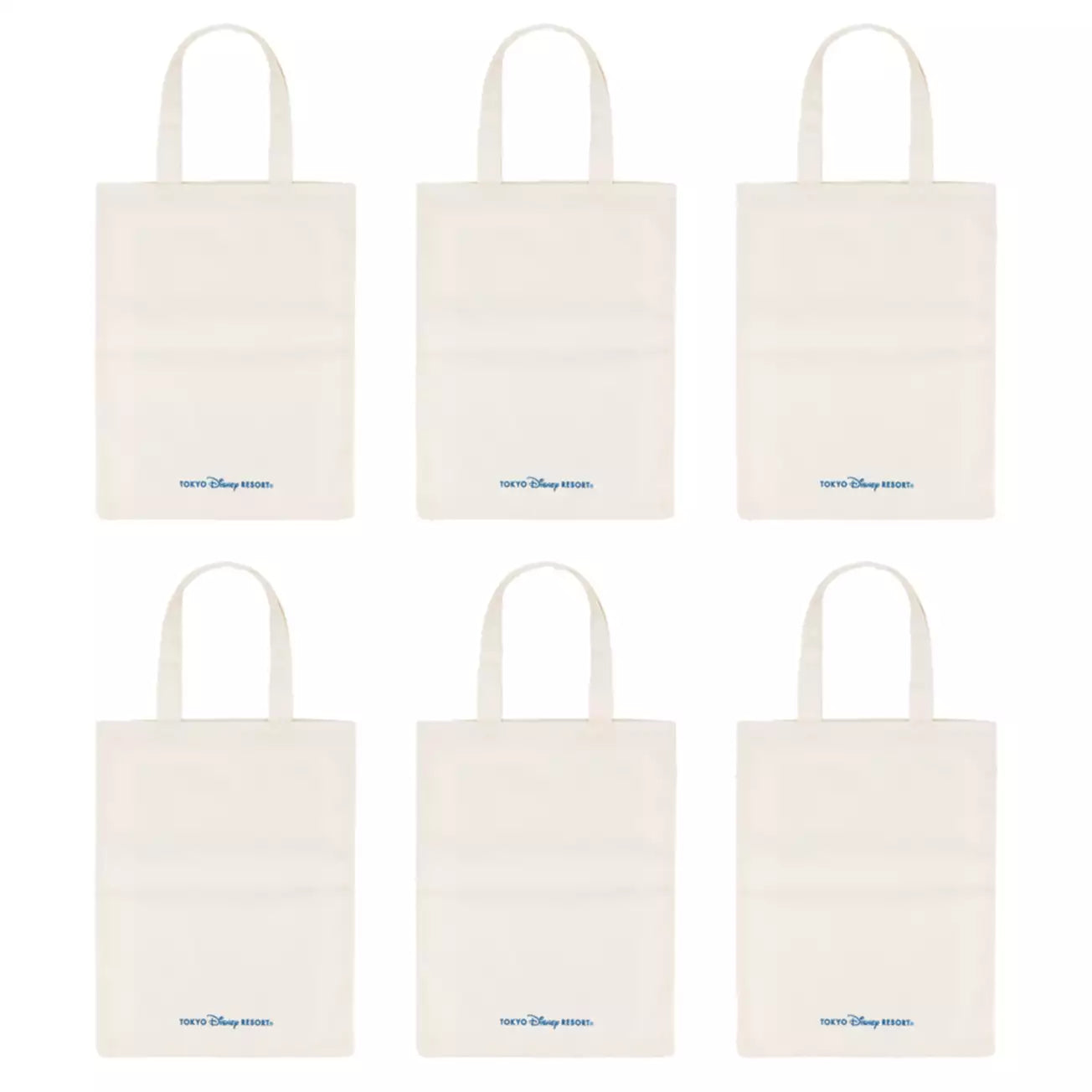 JULY 16 PREORDER - Tokyo Disney Resort - Set of 6 Tote Bags - Ride Theme