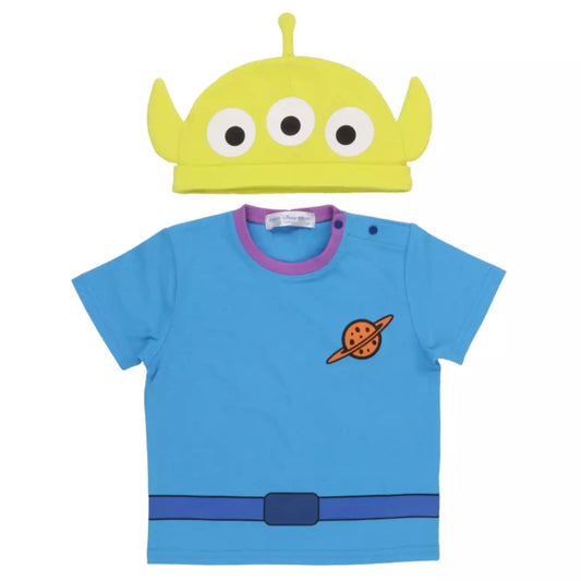 Tokyo Disney Resort - Toy Story - Little Green Men - Baby T-Shirt with Hat Set - 90cm
