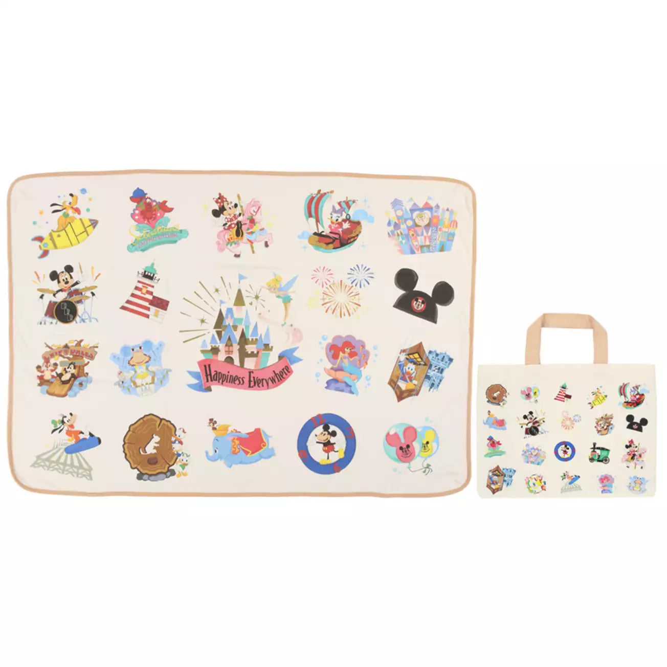 Tokyo Disney Resort - Mickey & Friends - Park Icons - Baby Blanket