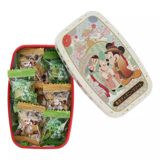 Tokyo Disney Resort - Minnie & Mickey Mouse - Vintage Japanese Style Candy Tin