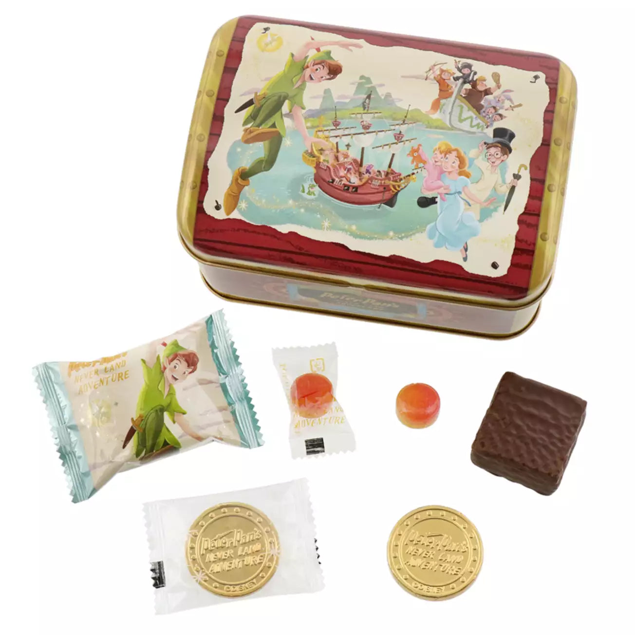 DISNEYSEA LIMITED - Fantasy Springs - Peter Pan - Sweets Tin