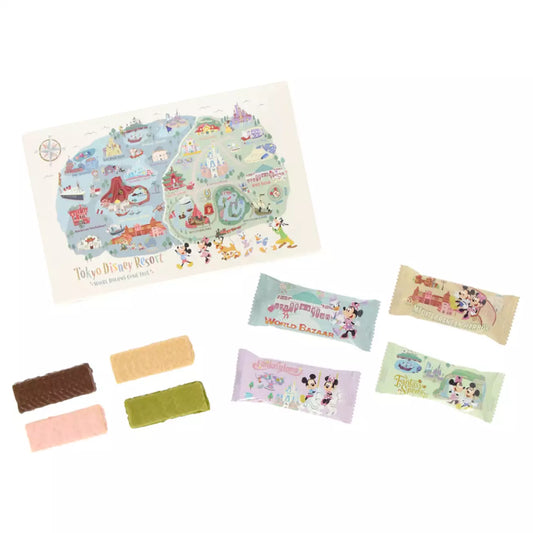 Tokyo Disney Resort - Chocolate Covered Wafers - 16 Pieces