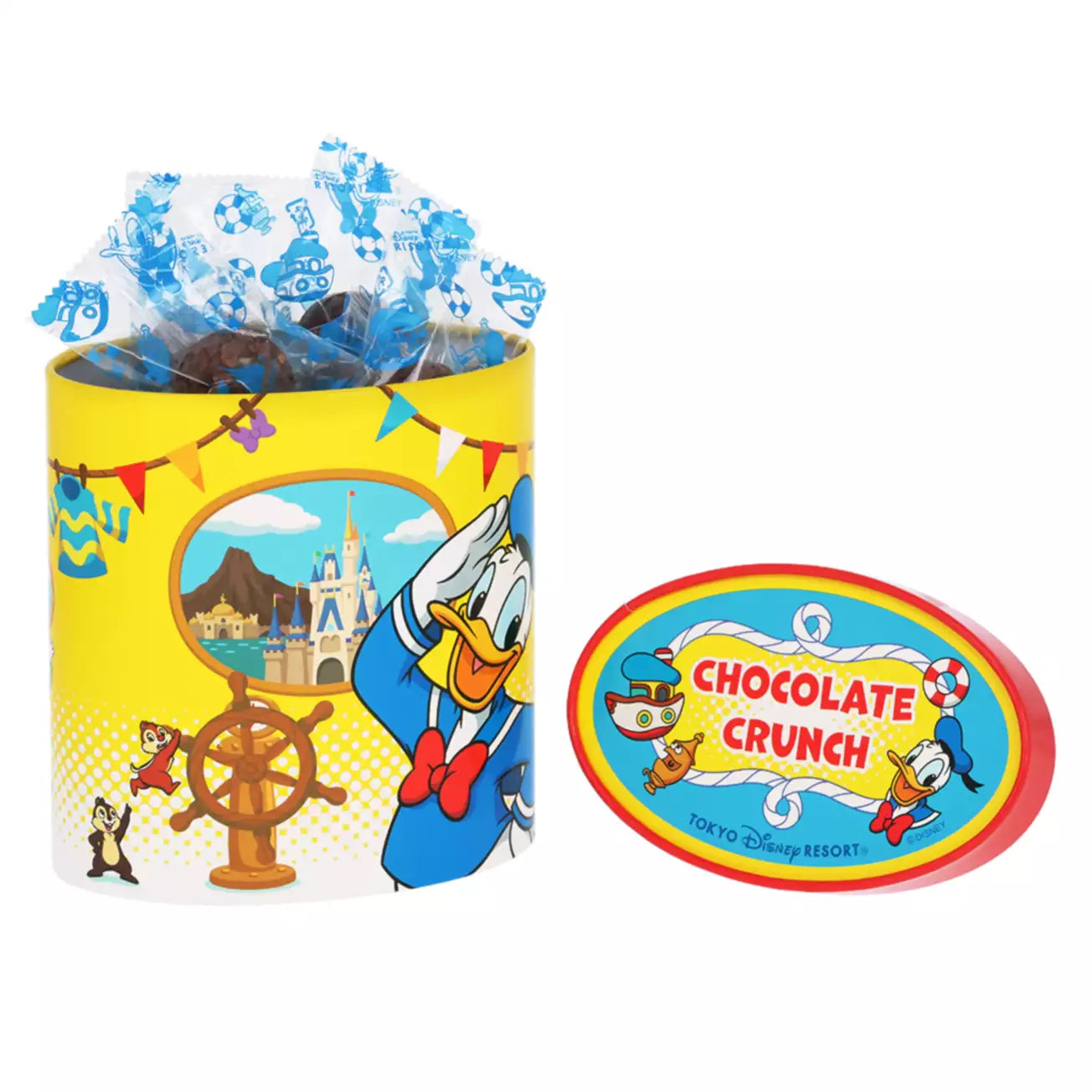 Tokyo Disney Resort - Donald Duck - Chocolate Crunch - Paper Box