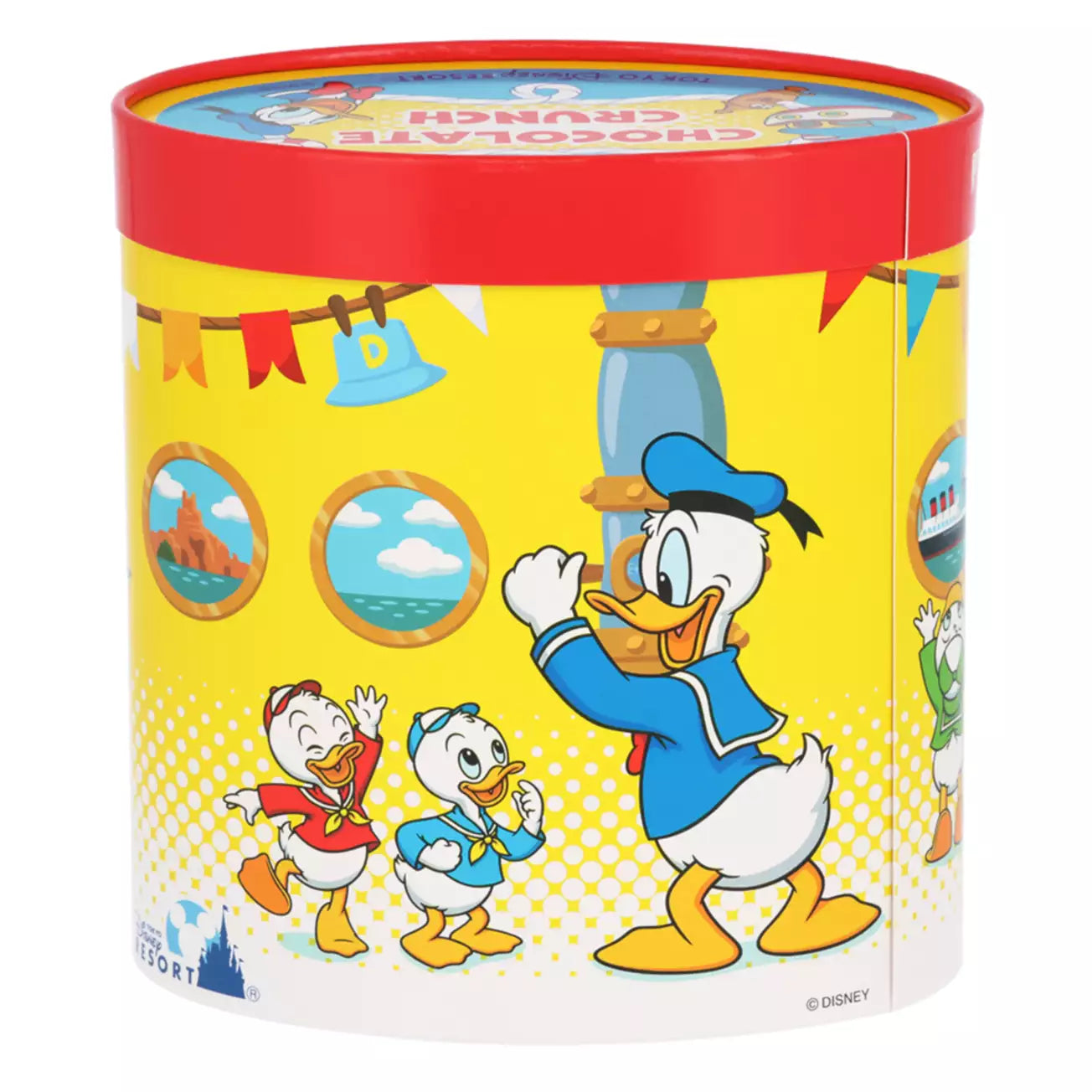 Tokyo Disney Resort - Donald Duck - Chocolate Crunch - Paper Box