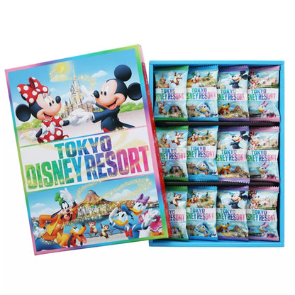 Tokyo Disney Resort - Mickey & Friends - Chocolate with Nuts and Cookies - Paper Box